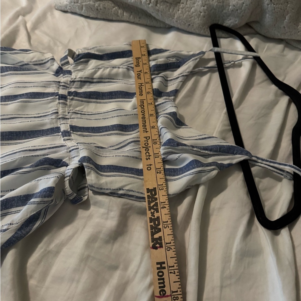 Hollister Blue Stripe Cutout Mini Dress Medium - Picture 8 of 8